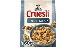 quaker cruesli nut mix 4 noten