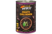 zwarte bonen in chilisaus