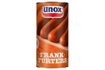 unox frankfurters