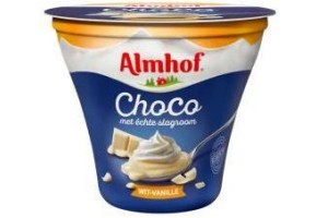 almhof choco met slagroom wit vanille