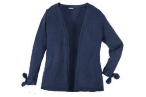 cardigan blauw