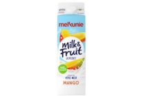 melkunie milk en fruit mango
