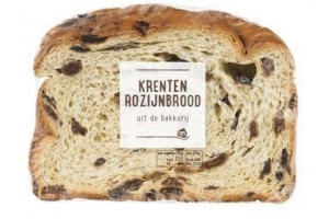 ah krenten en rozijnenbrood half