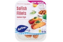 sofish fillets salmon style 2 x 75 g