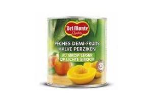 del monte perzikschijven op lichte siroop