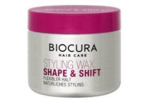 biocura shape en shift stylingwax