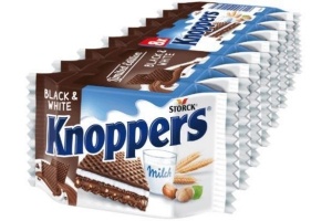 knoppers black en white