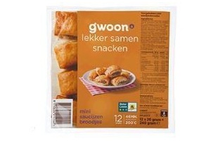 g woon mini saucijzenbroodjes