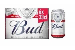 bud bier pak 6 blikjes