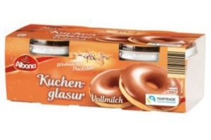 glazuur met chocoladesmaak