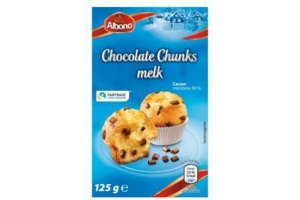 albona melk chocolade bakstrooisels