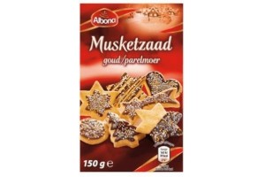 albona musketzaad bakstrooisels