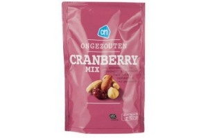 ah frisse cranberrymix ongezouten