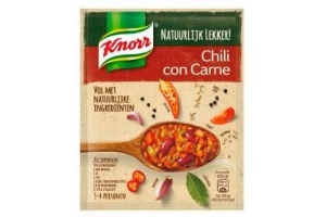 knorr maaltijd mix natuurlijk lekker chili con carne