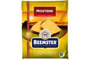 beemster mosterd 48 kaas gesneden