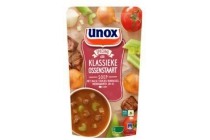 unox soep in zak klassieke ossenstaartsoep