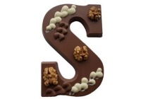 ambachtelijke chocoladeletter