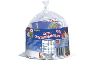 scholetta kerst chocoladerepen 300 gram