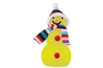 sneeuwpop geel 17 cm