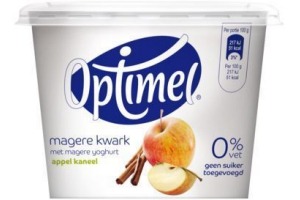 optimel magere kwark appel kaneel