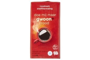 g woon duo filterkoffie roodmerk