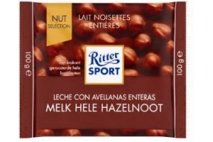 rittersport melk hele hazelnoot