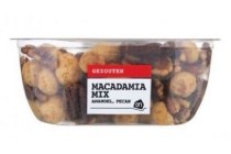 ah mix macadamia pecan amandel gezouten