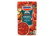 unox soep in zak tomaten knaks soep