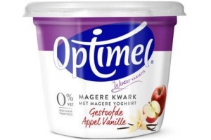 optimel magere kwark gestoofde appel vanille