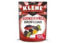 klene dropgums suiker vrij