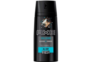 axe deospray leather cookies