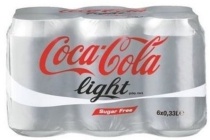 coca cola light sixpack