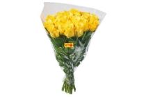 rozen 50 cm geel