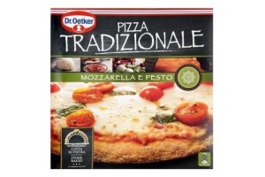 dr oetker tradizionale pizza mozzarella e pesto