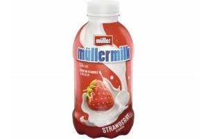 mullermilk melkdrank strawberry