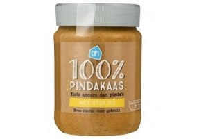 ah 100 pindakaas met stukjes