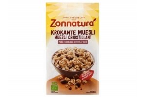 zonnatura krokante muesli pure chocolade