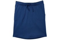 sweat rok donkerblauw