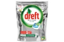 dreft platinum vaatwascapsules 37 capsules