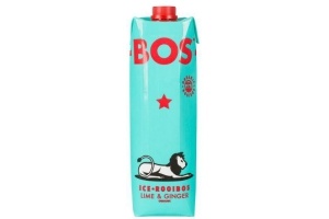 bos ice tea rooibos lime en ginger