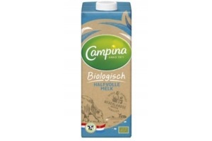 campina biologische houdbare halfvolle melk