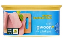 g woon luncheon meat mager