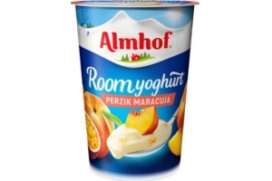 almhof roomyoghurt perzik maracuja