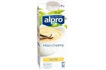 alpro mild and creamy vanille
