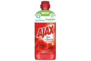 ajax allesreiniger rode bloemen