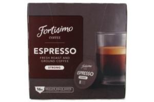 fortisimo espresso koffiecups 16 stuks