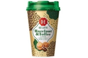 douwe egberts ice latte hazelnut en toffee