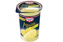 dr oetker mousse citroen