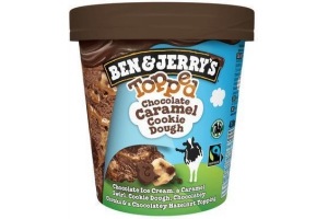 ben en jerry s topped chocolate cookie dough