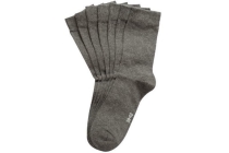 sokken 7 paar grijs